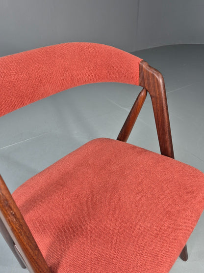 Vintage Thomas Harlev Chair New Upholstery 1960s Danish Teak EB11260 MDIN4