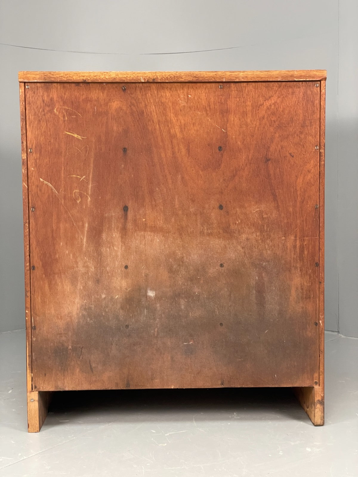 Vintage Chest Of Drawers 1950s Chunky Solid Mahogany Mid Century EB11559 MWOO15
