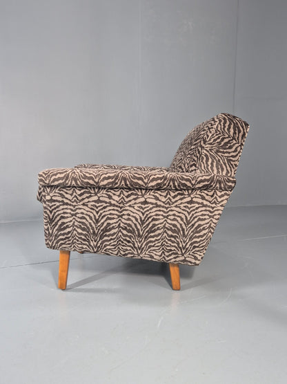 Mid Century Lounge Chair 1960s Danish Vintage with New Upholstery EB11534 MNOR9