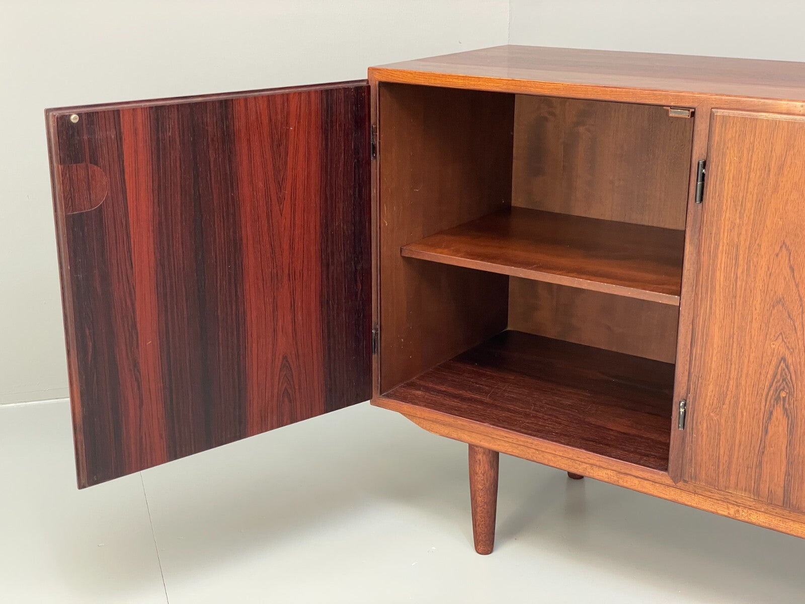 Vintage Danish Sideboard Mid Century Design Svend Langkilde Shelving EB9514 MWOO - UKDK FURNITURE