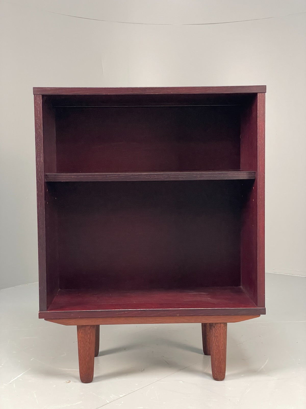 Vintage Dark Oak Bookcase Adjustable Shelf By Beaver & Tapley EB11498 MWOO0