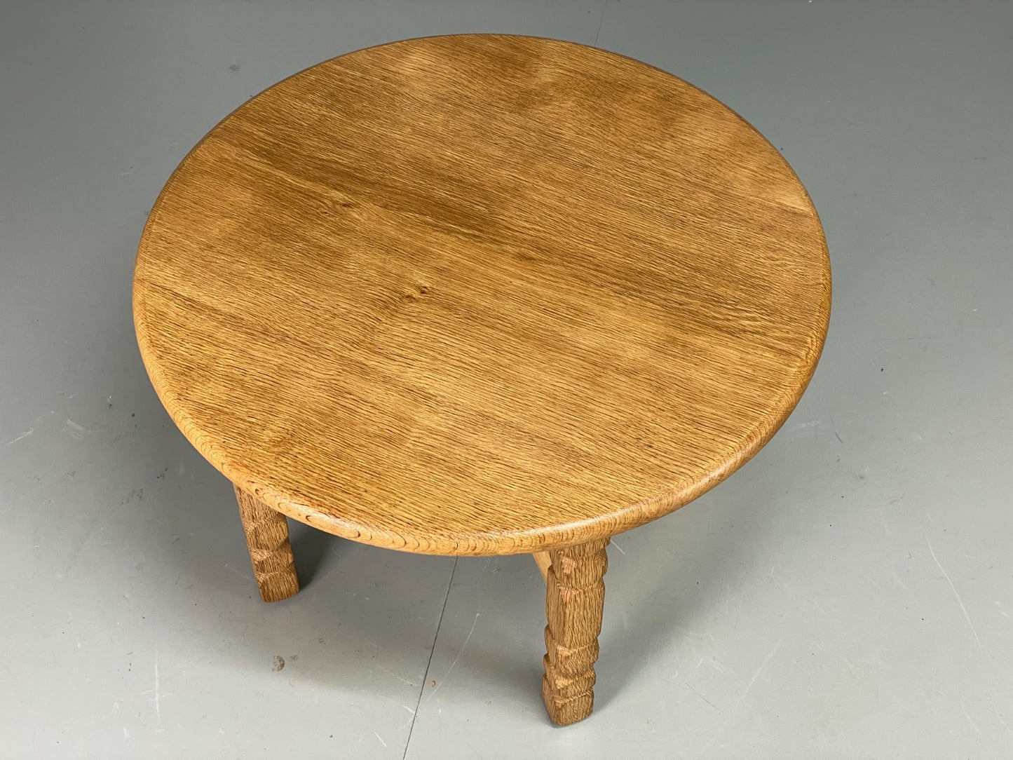 Vintage Oak Side Table Danish 1970s EJSØ Møbler Kjaernulf Style EB10915 MWOO1