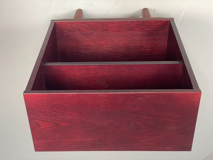 Vintage Dark Oak Bookcase Adjustable Shelf By Beaver & Tapley EB11498 MWOO2