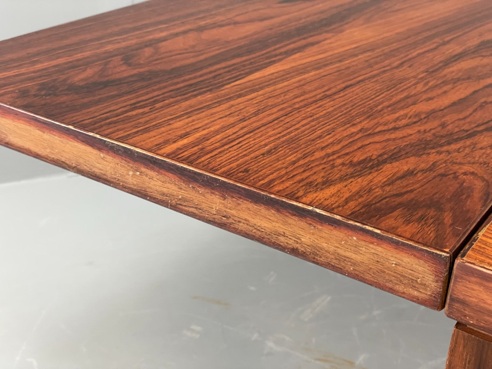 Vintage Danish Coffee Table Square Drop Leaf Extending Gansø Mobler EB10676 MWOO4