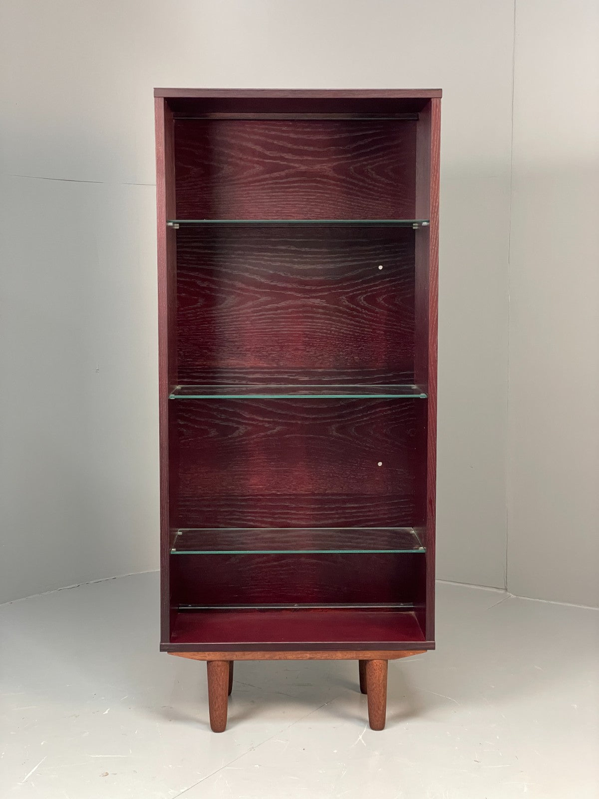 Vintage Dark Oak Bookcase Adjustable Shelf By Beaver & Tapley EB11500 MWOO0