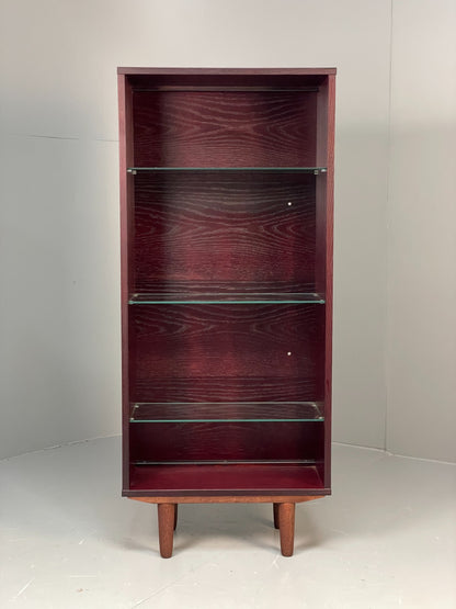 Vintage Dark Oak Bookcase Adjustable Shelf By Beaver & Tapley EB11500 MWOO0