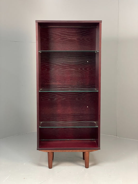 Vintage Dark Oak Bookcase Adjustable Shelf By Beaver & Tapley EB11500 MWOO0