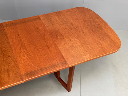 Vintage Teak Extending Dining Table By Troeds Sweden Retro EB10598 MWOO3
