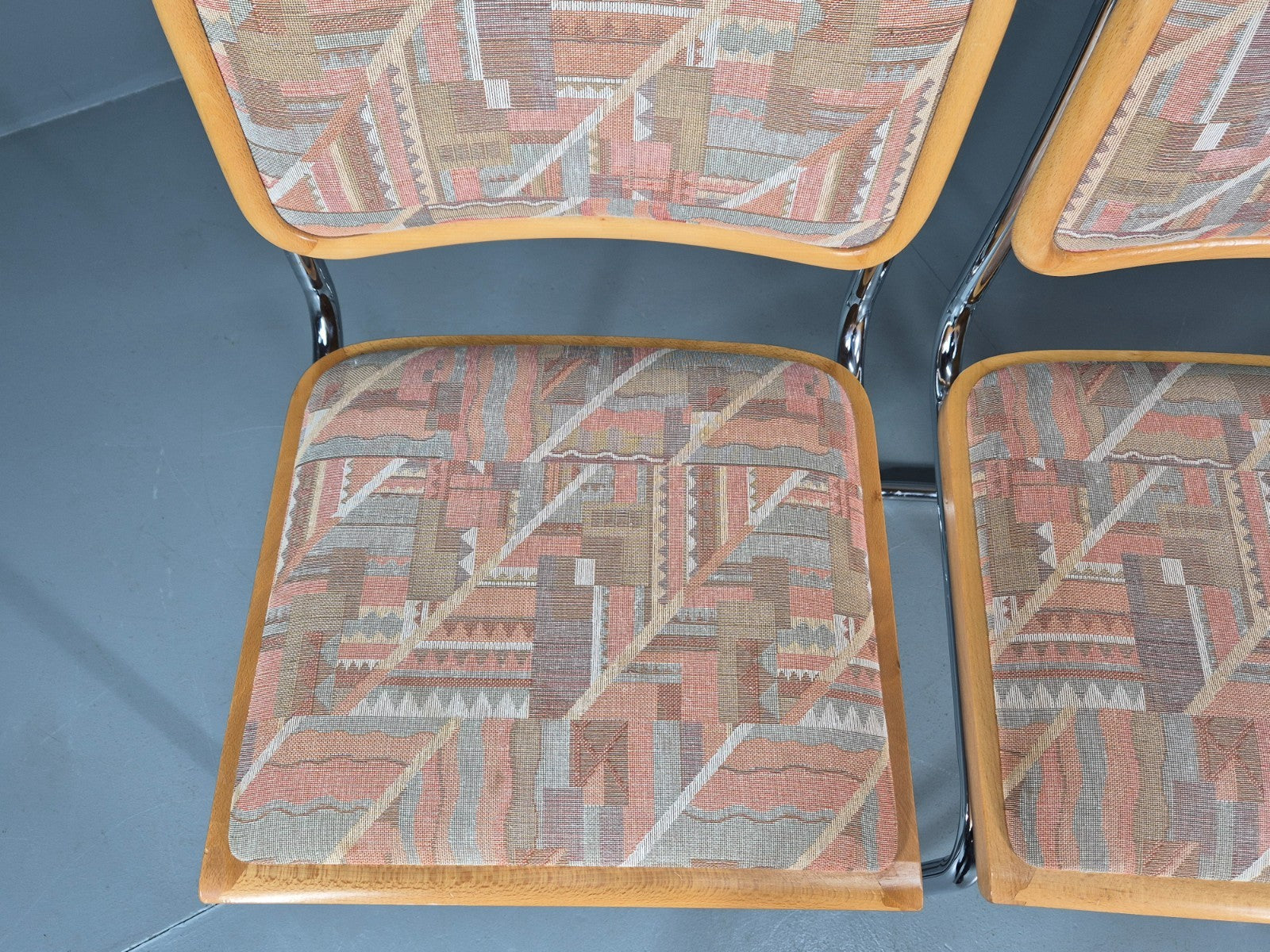 3 Cesca Dining Chairs Marcel Breuer Bauhaus Classic 1980s Retro EB11208 MDIN5