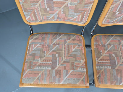 3 Cesca Dining Chairs Marcel Breuer Bauhaus Classic 1980s Retro EB11208 MDIN5