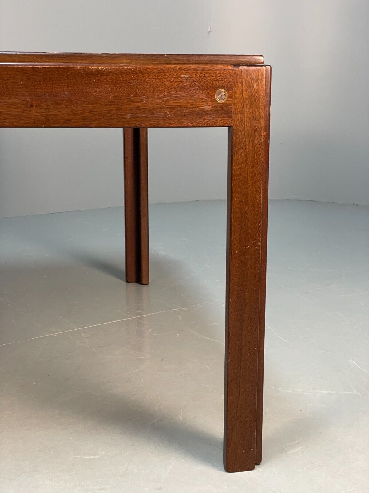 Vintage Danish Square Coffee Table Mahogany 1950s EB8673 MWOO - UKDK FURNITURE