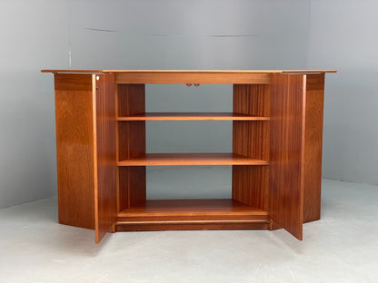 Vintage Teak Extending Home Drinks Bar By Reeds Furniture Shelving EB9119 MWOO - UKDK FURNITURE