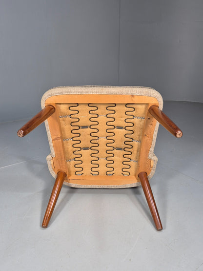 Vintage Danish Teak Armchair 1960s Mid Century Design Retro EB9240 MNOR - UKDK FURNITURE