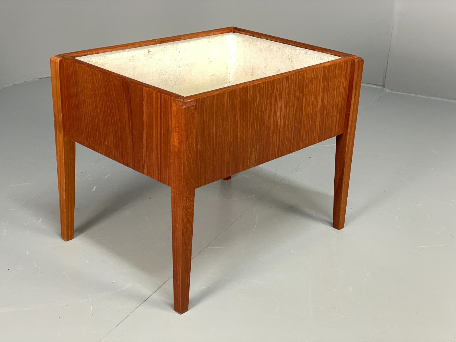 Vintage Teak Flower Planter Drinks Cooler Danish 1960s Mid Century EB11494 MWOO14
