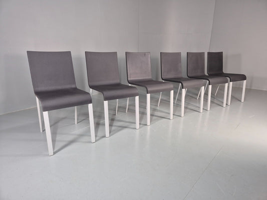 6 Vitra Chairs Grey By Maarten Van Severen Grey Model .03 1990s EB11730 MDIN0