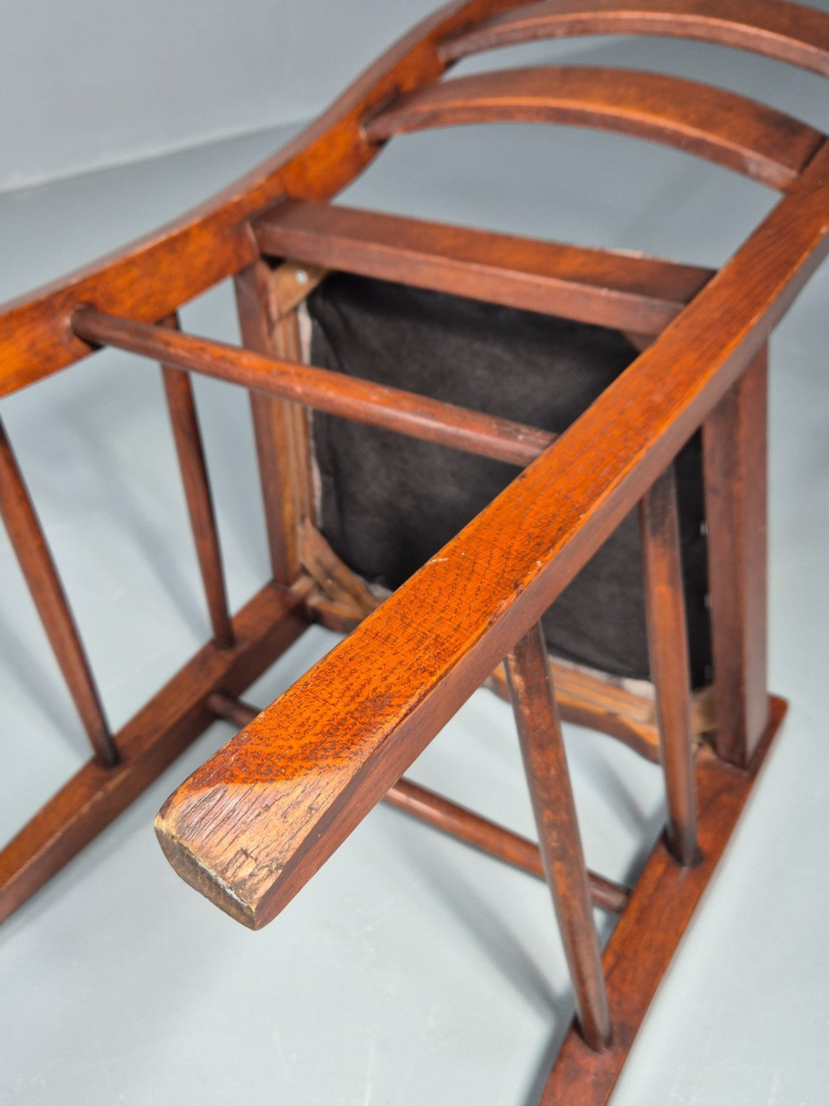 5 Hardwood Dining Chairs Modern Shaker Style Tartan Seats  EB11173 VDIN16