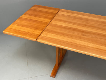 Vintage Danish Pine Dining Table Extending Mogensen Shaker Style EB9434 MWOO - UKDK FURNITURE