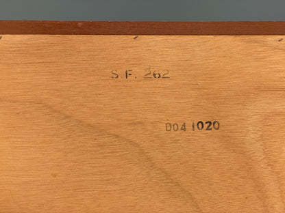 Vintage Teak Chest Of Drawers By Symbol Retro Handles EB9120 MWOO - UKDK FURNITURE
