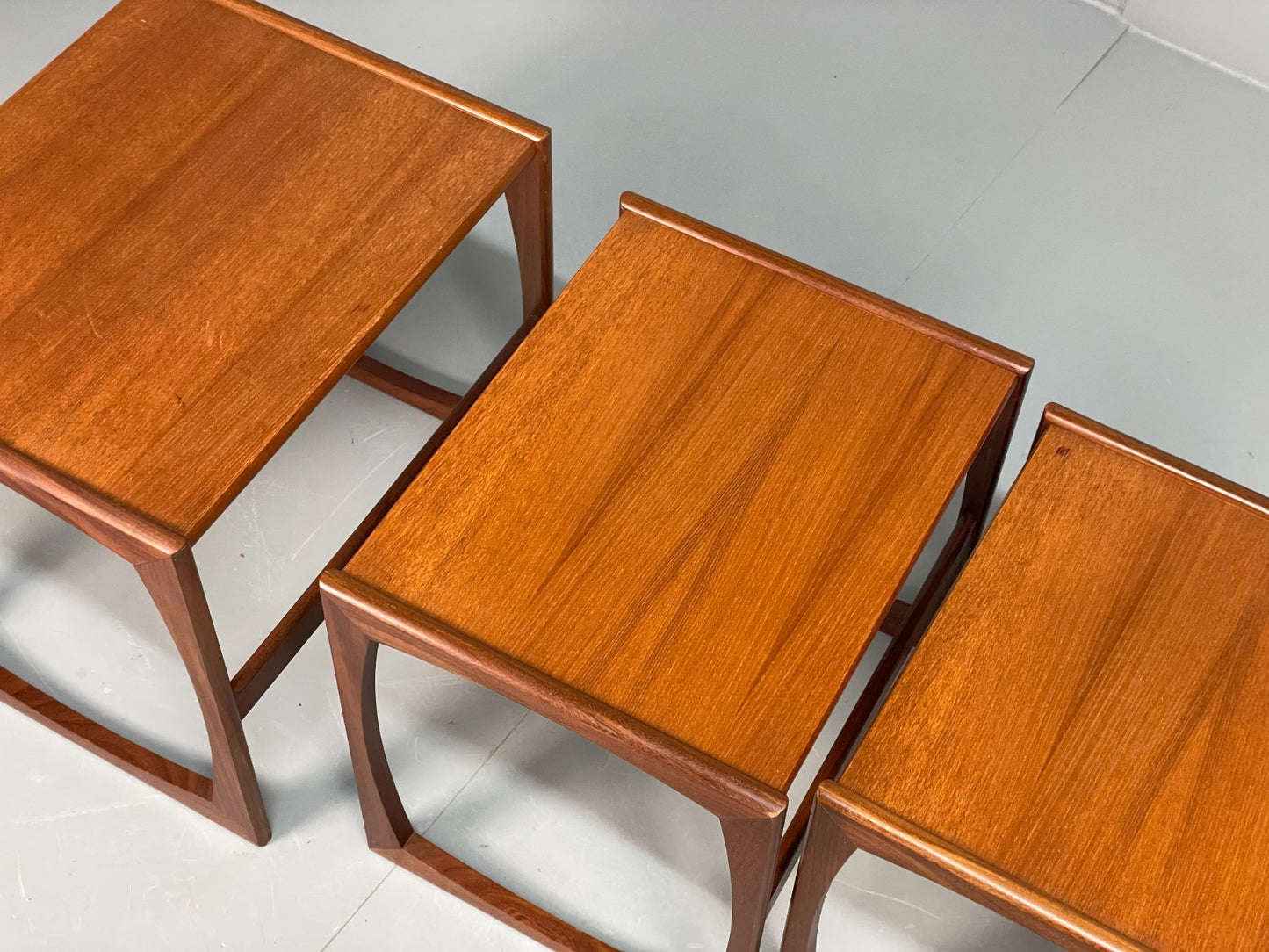 G Plan Nesting Tables 1970s Vintage Teak Quadrille Range Retro EB11070 MWOO11