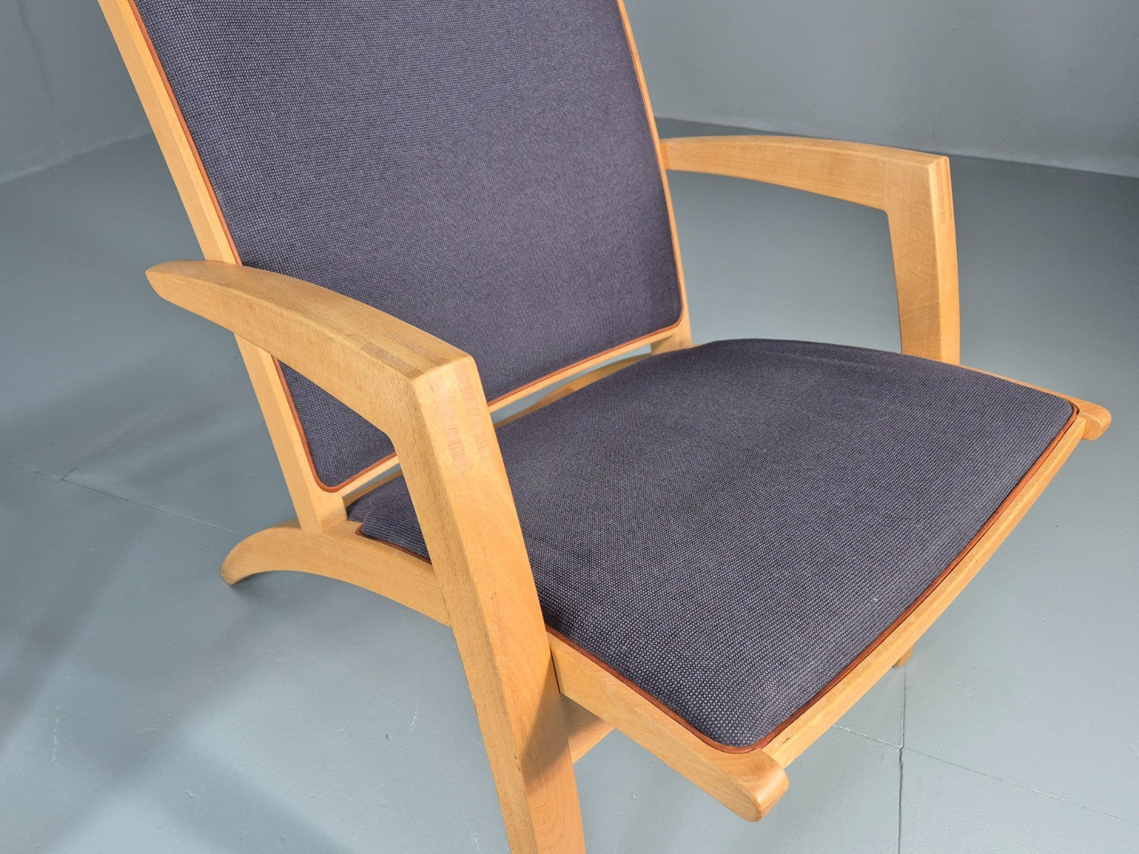 Vintage Danish Lounge Chair and Footstool Luna by Morten Gottler EB11357 MNOR14