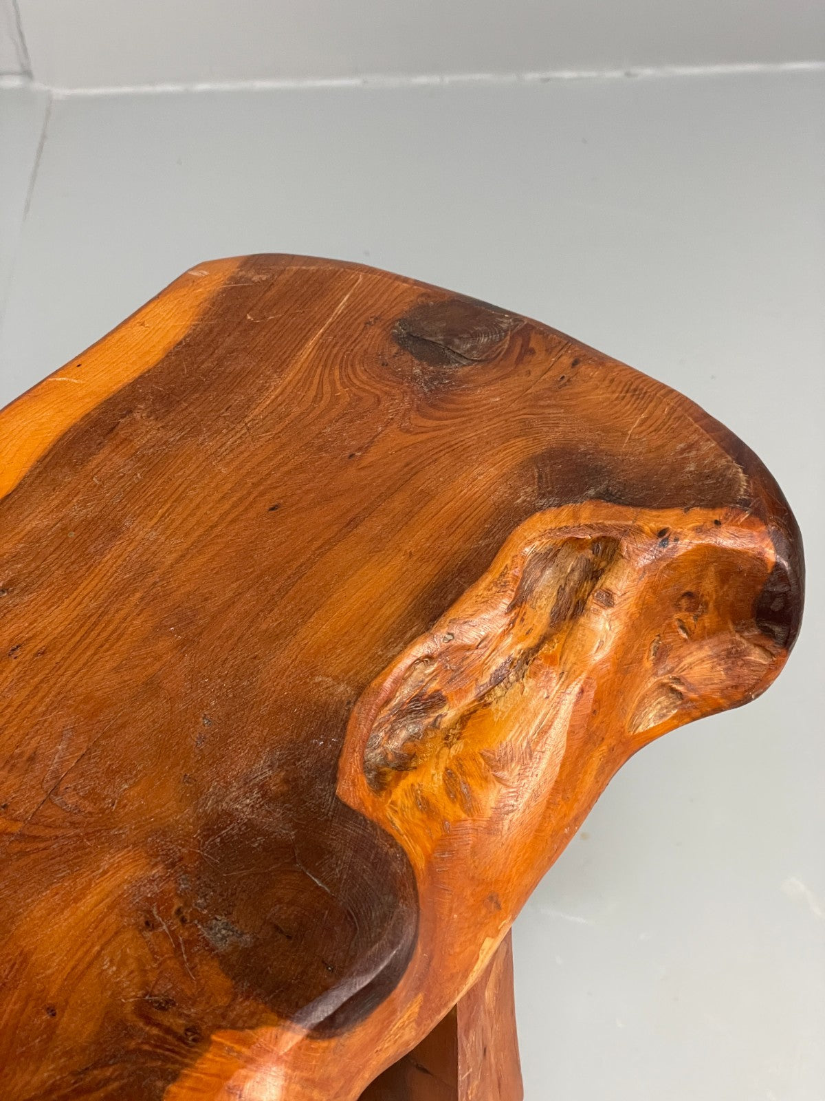 Natural Live Edge Bench Chunky Solid Organic Design EB11066 MWOO8