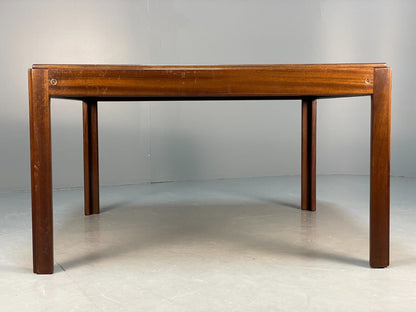 Vintage Danish Square Coffee Table Mahogany 1950s EB8673 MWOO - UKDK FURNITURE