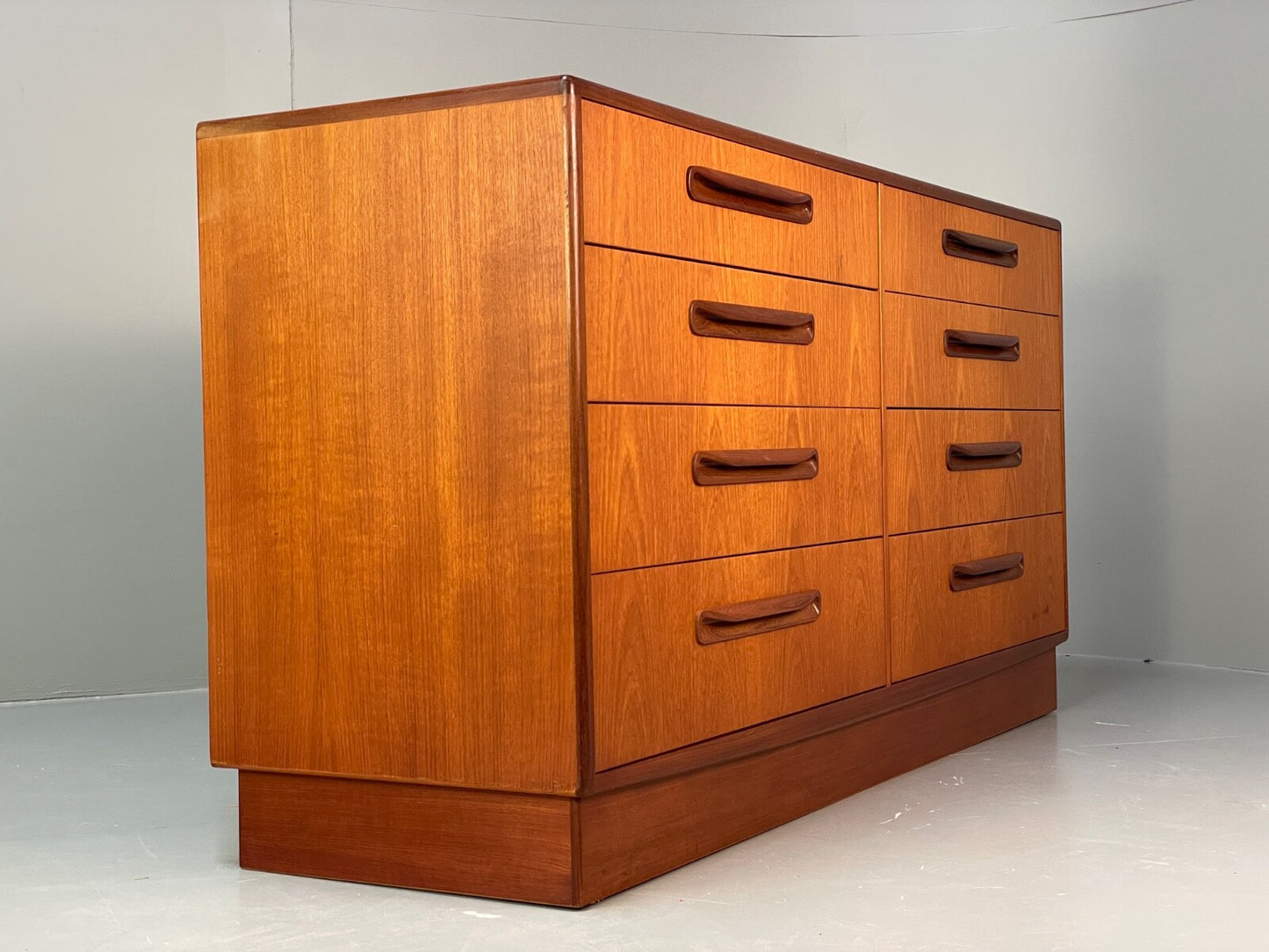 G Plan Fresco Teak Chest Of Drawers Vintage Retro Design 1960s EB9720 MWOO - UKDK FURNITURE
