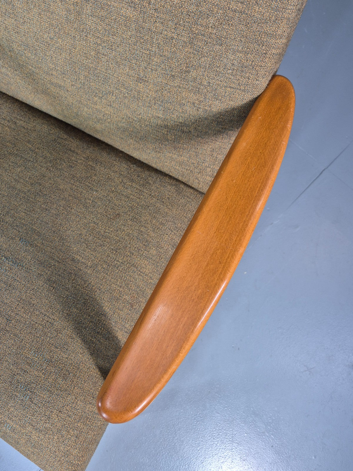Vintage Lounge Chair Danish Mid Century Retro Beech Frame 1960s EB11294 MNOR11