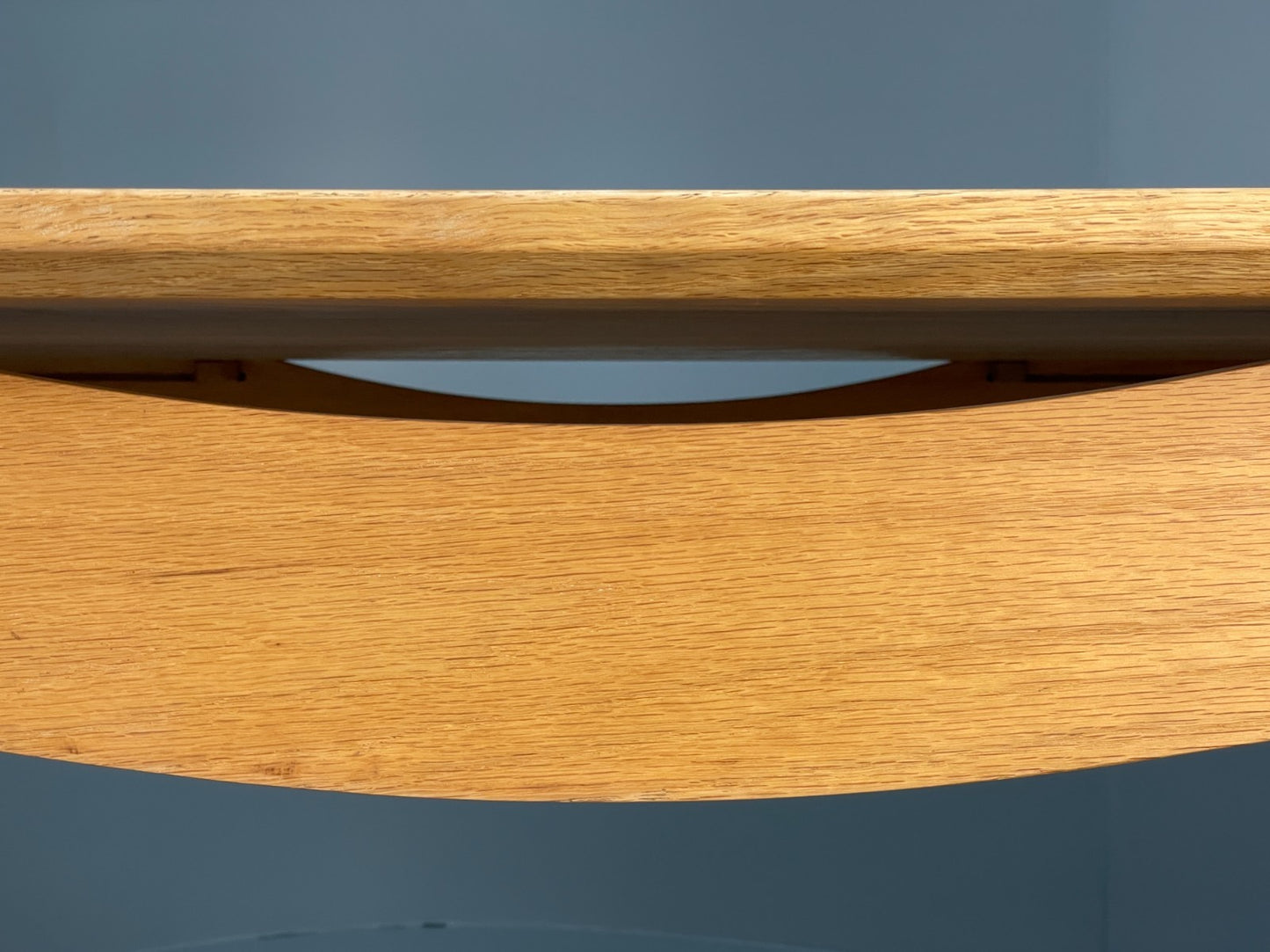 Modern Oak Dining Table - Solid Wood Removable Legs Post Modern  EB10944 MWOO21