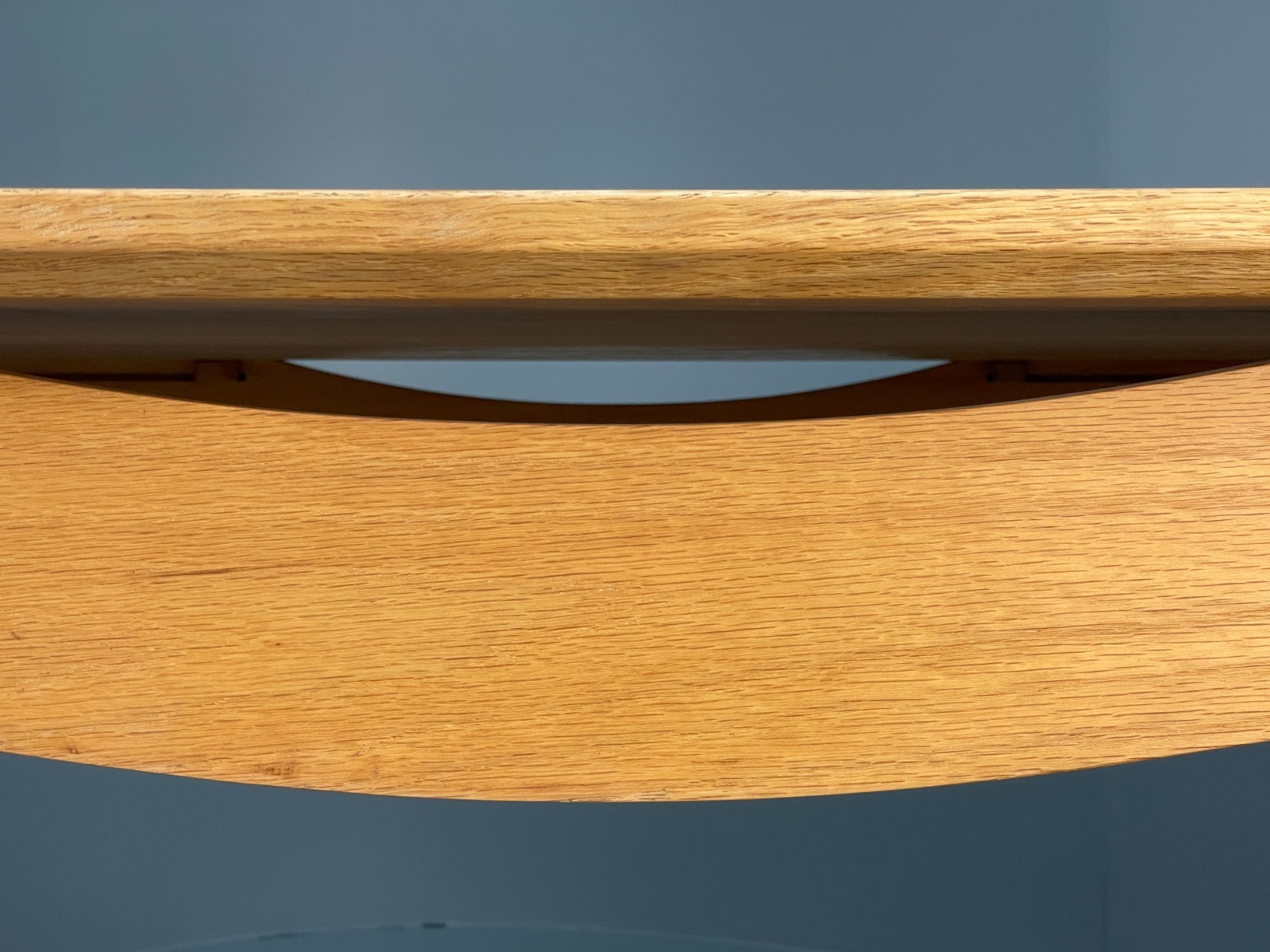 Modern Oak Dining Table - Solid Wood Removable Legs Post Modern  EB10944 MWOO21