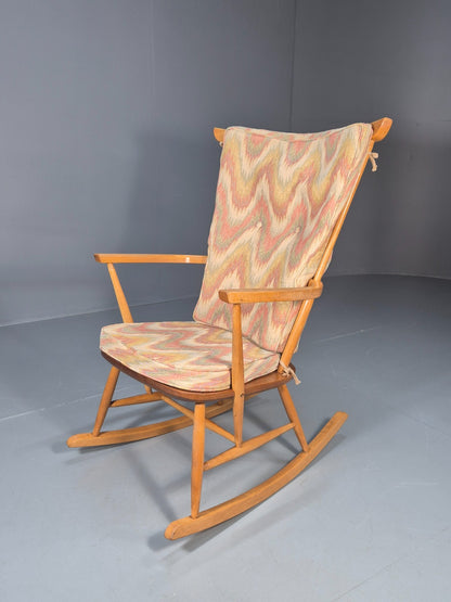 Mid Century Rocking Chair Scandinavian Design 1960s Retro EB10924 MNOR0
