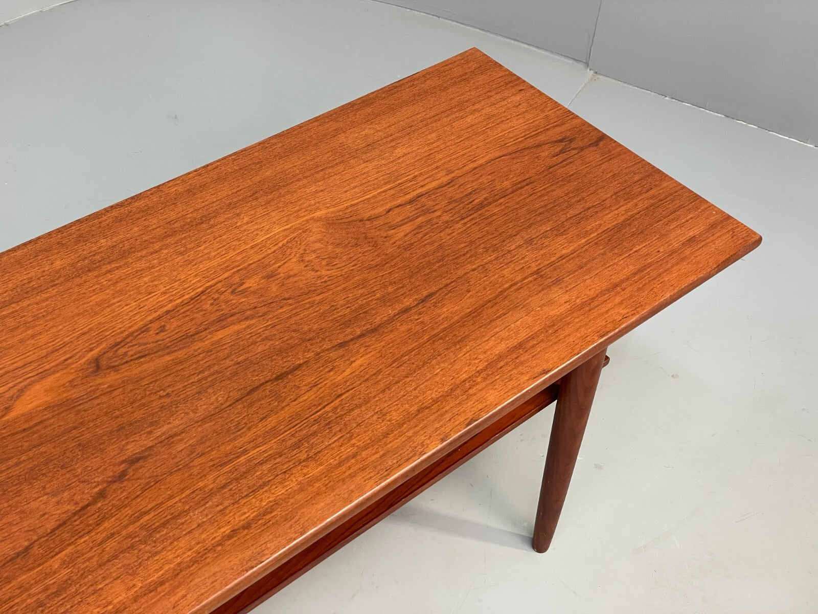 Vintage Teak Coffee Table With Magazine Rack Retro Danish Design EB9426 MWOO - UKDK FURNITURE