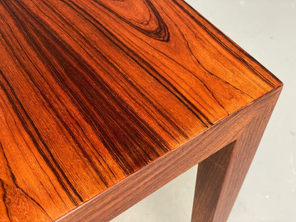 Vintage Danish Square Coffee Table By Haslev Retro 1960s Darkwood EB8801 MWOO - UKDK FURNITURE