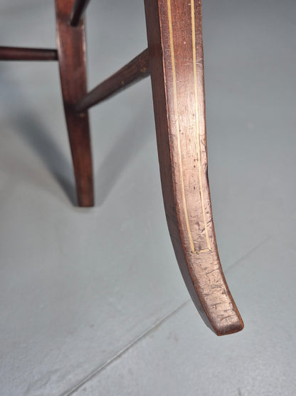 Antique Single Mahogany Chair ivorine inlay Edwardian Trevor Page  EB10641 VDIN12