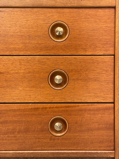 Vintage Teak Wall Unit With Drawers And Shelving 1960s Retro Design EB9739 MWOO - UKDK FURNITURE