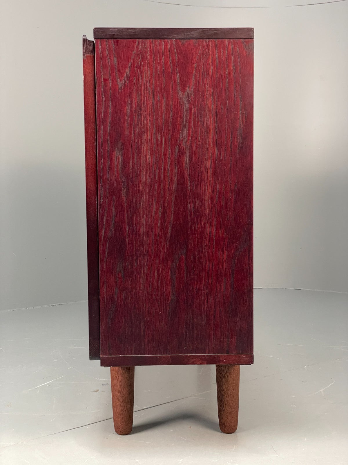 Vintage Oak Glazed Bookcase By Beaver & Tapley Dark Stained EB11499 MWOO9
