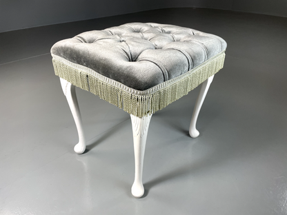 Vintage Bedroom Stool Kitsch 1980s Retro EB5708 VWOO2