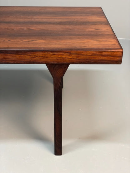 Vintage Danish Coffee Table - 1960s Mid Century By Dyrlund No Shelf EB10943 MWOO14