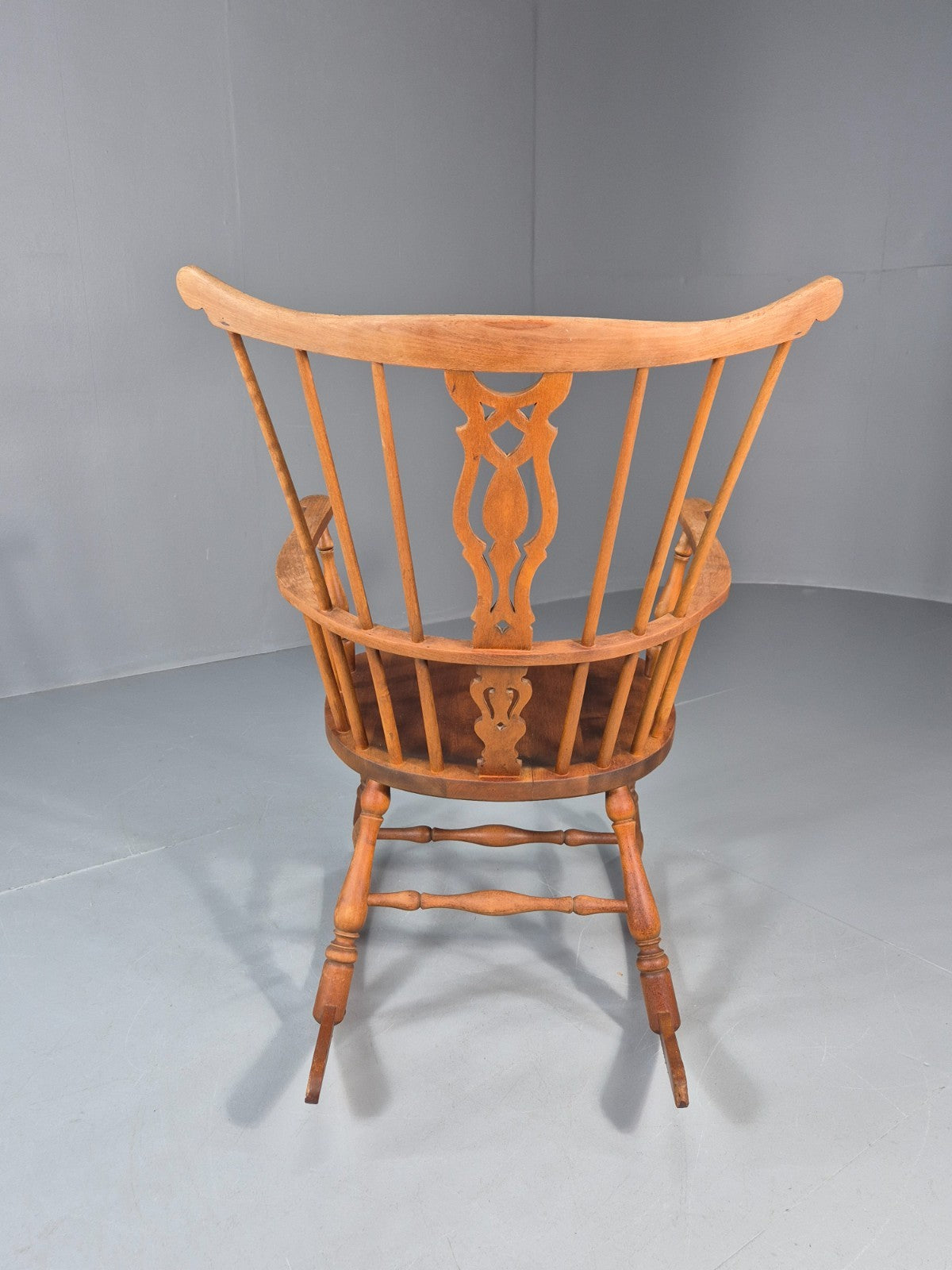 Vintage Rocking Chair Danish Windsor in Beech 1930s EB10760 VWOO10