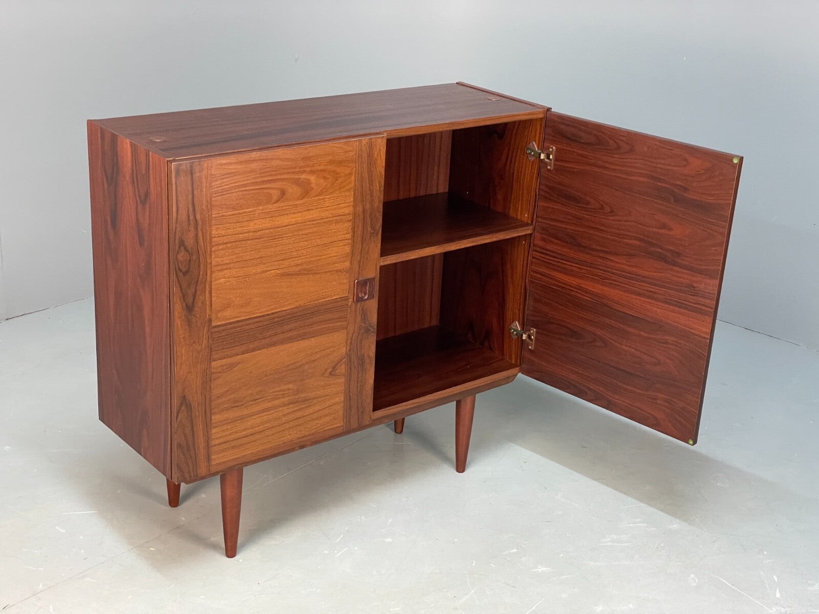 Vintage Danish Small Cabinet Adjustable Shelving Retro Mid Century EB9104 MWOO - UKDK FURNITURE