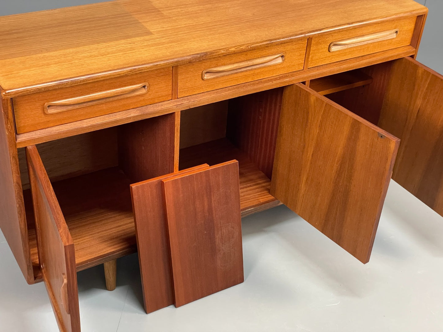 G Plan Teak Sideboard Fresco Range Drawers Shelving Retro 1970s EB10954 MWOO3