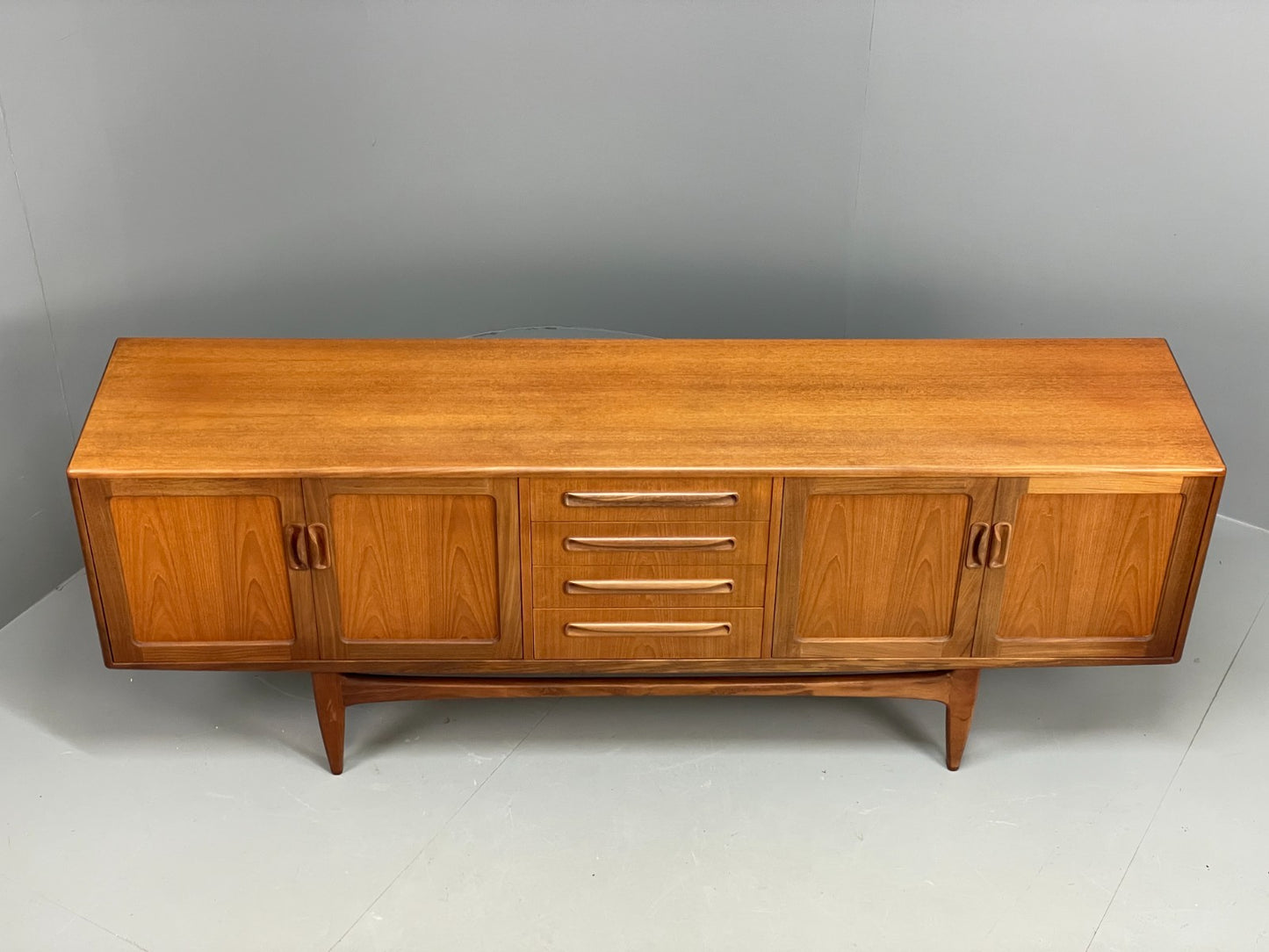 Vintage G Plan Sideboard Teak Fresco Range 1960s Shelving Drawers EB11548 MWOO3