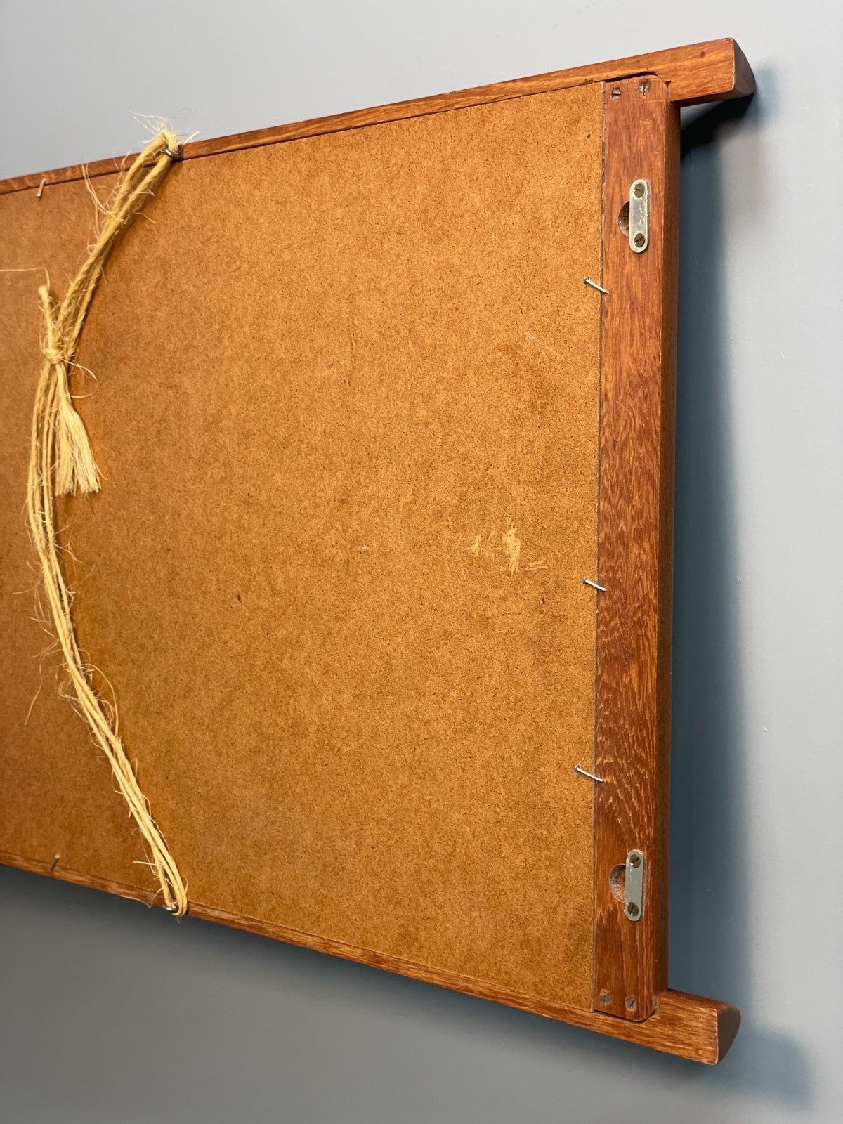 Vintage Teak Wall Mirror - 1960s Danish Mid Century Design EB10865 MWOO16