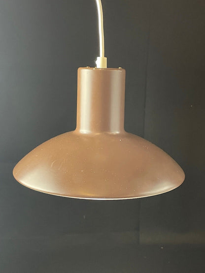 Danish Brown Steel Pendant Ceiling Lamp Retro Vintage EB4003 LCLC - UKDK FURNITURE