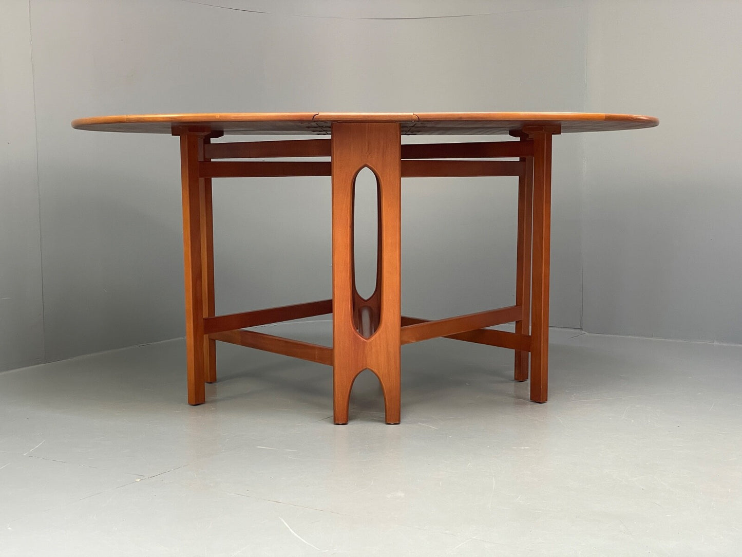 Vintage Teak Drop Leaf Dining Table By Jentique EB9767 MWOO - UKDK FURNITURE