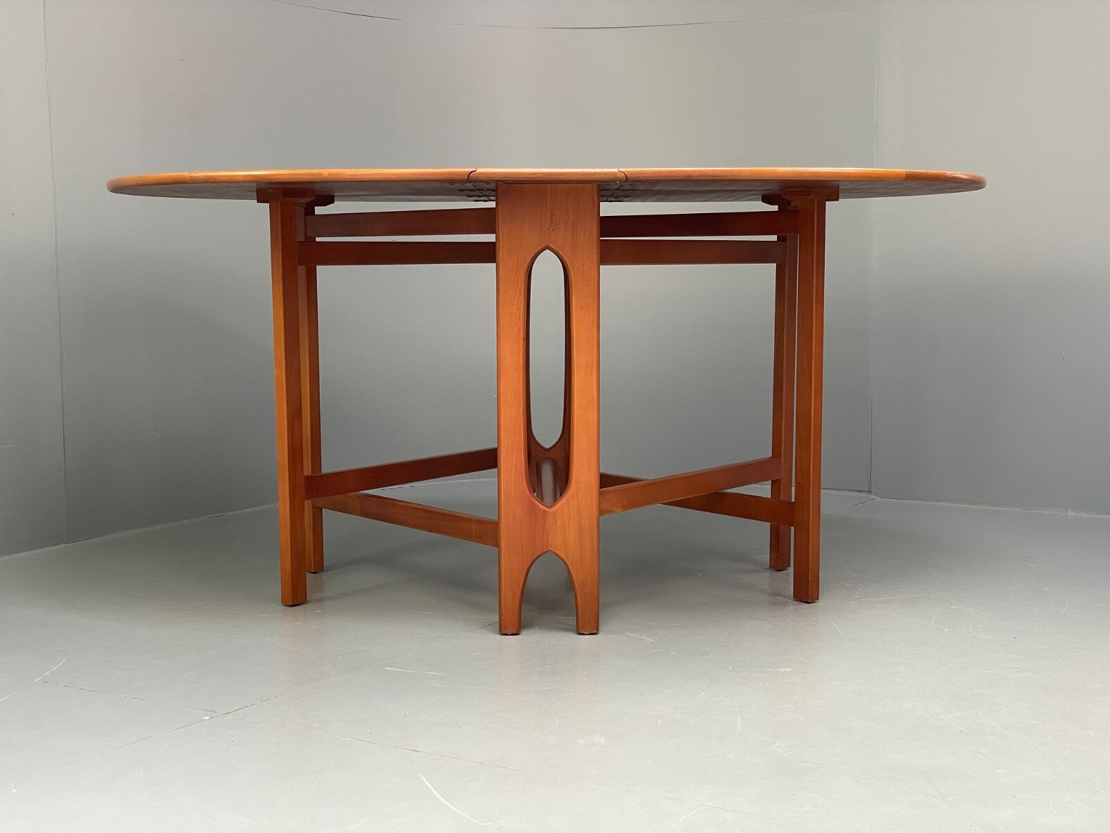 Vintage Teak Drop Leaf Dining Table By Jentique EB9767 MWOO - UKDK FURNITURE