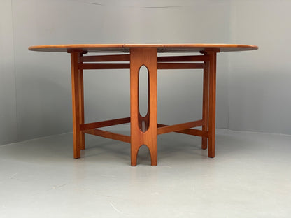 Vintage Teak Drop Leaf Dining Table By Jentique EB9767 MWOO - UKDK FURNITURE
