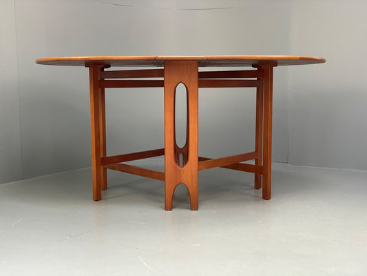 Vintage Teak Drop Leaf Dining Table By Jentique EB9767 MWOO - UKDK FURNITURE