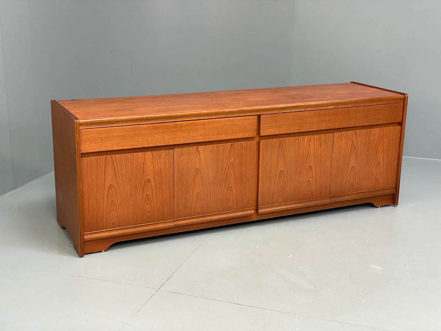 Vintage 1970s Teak Sideboard By William Lawrence Shelving Drawers EB10235 MWOO0