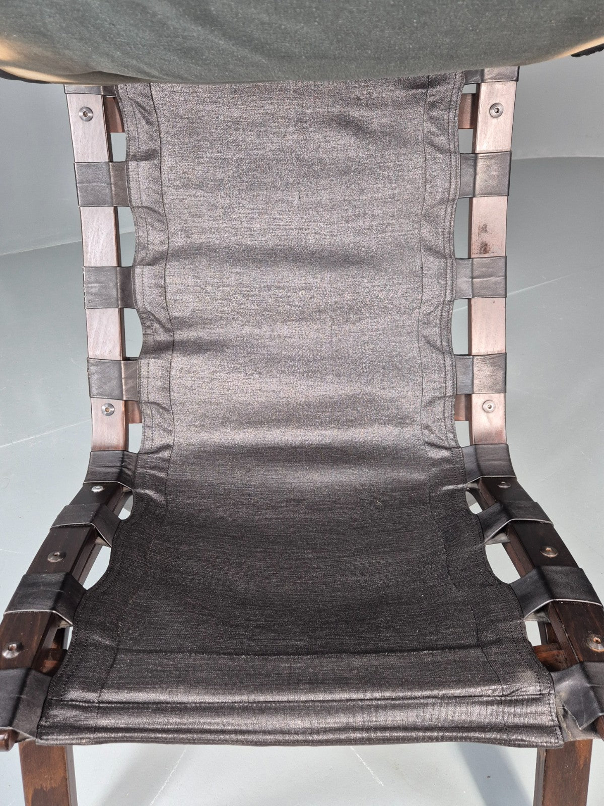 Vintage Farstrup Lounge Chair Danish Design 1970s Retro Leather MCM EB11320 MBEN14